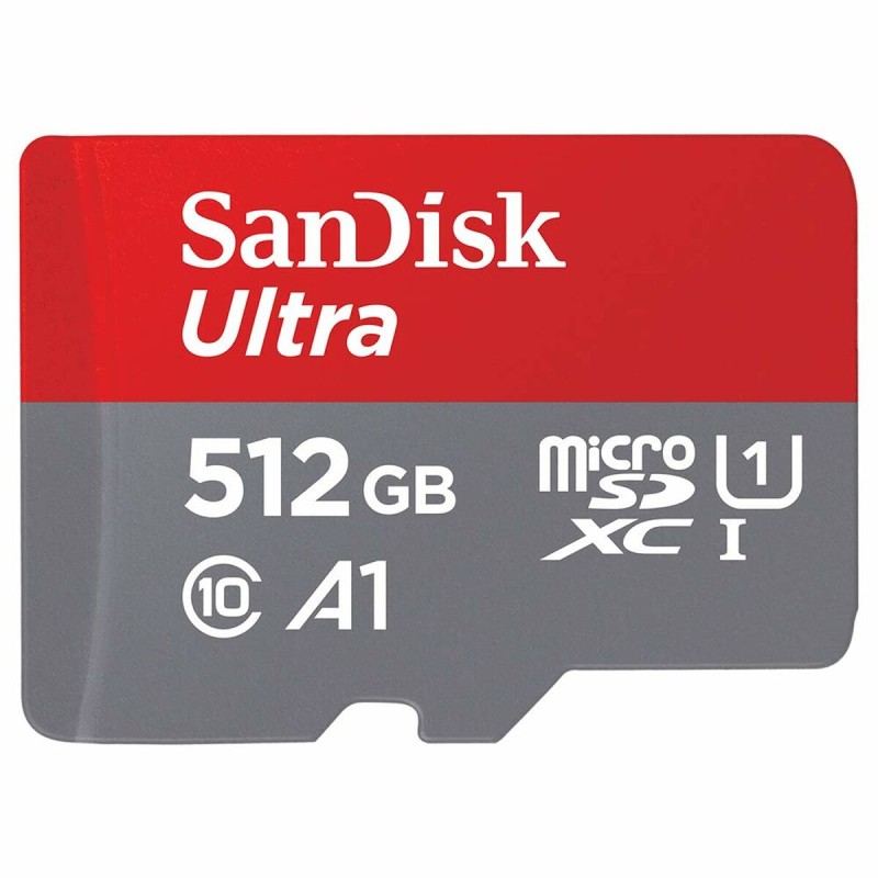 Cartão de Memória Micro SD com Adaptador SanDisk Ultra 512 GB