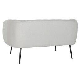 DKD Home Decor|Sofá DKD Home Decor Preto Greige Espuma Madeira Metal Veludo Scandi 129 x 75 x 73 cm