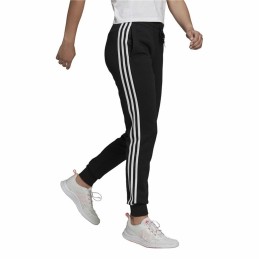 Calças Desportivas Adidas Essentials French Terry 3 Stripes Mulher Preto