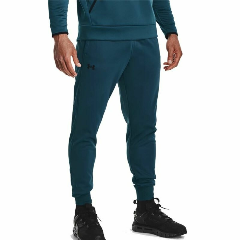 Calças para Adultos Under Armour Fleece Joggers Azul