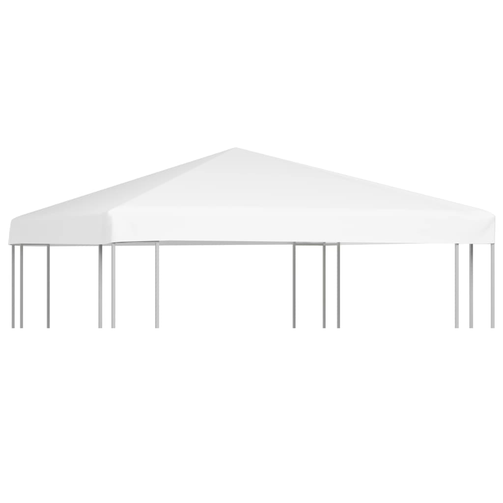 vidaXL Cobertura de gazebo 270 g/m² 3x3 m branco