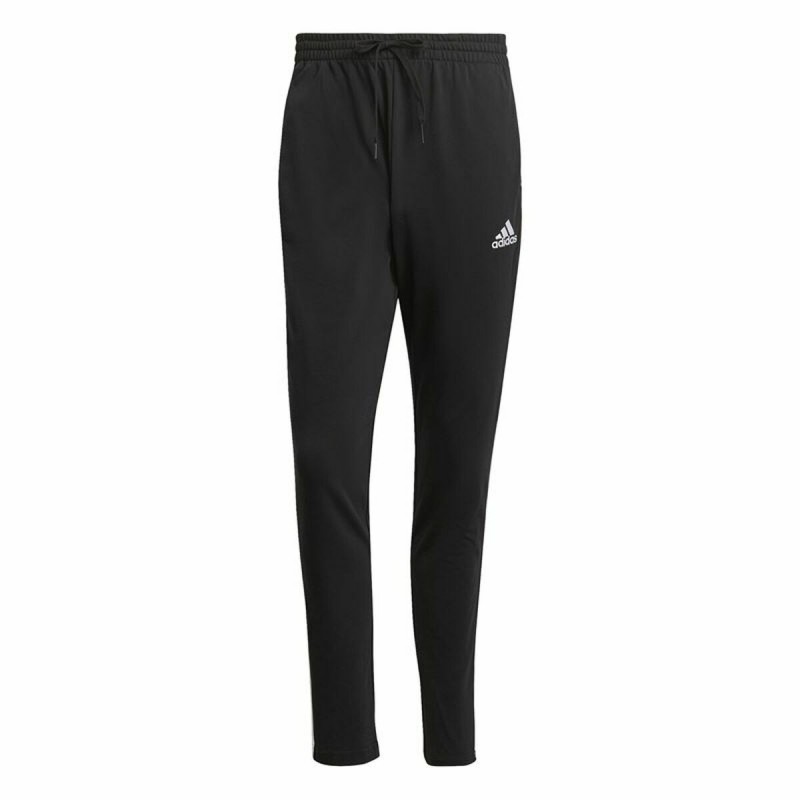 Calças para Adultos Adidas Essentials 3 Stripes Preto