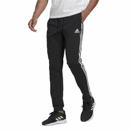 Calças para Adultos Adidas Essentials 3 Stripes Preto