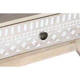 DKD Home Decor|Móvel de TV DKD Home Decor Branco Natural Madeira de mangueira 130 x 40 x 45 cm