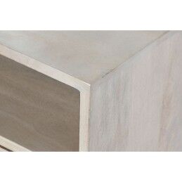 DKD Home Decor|Móvel de TV DKD Home Decor Branco Natural Madeira de mangueira 130 x 40 x 45 cm