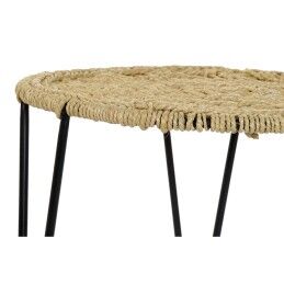 DKD Home Decor|Jogo de 3 mesas DKD Home Decor Castanho Preto Natural 62 x 62 x 40 cm 62 x 62 x 40,5 cm