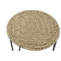 DKD Home Decor|Jogo de 3 mesas DKD Home Decor Castanho Preto Natural 62 x 62 x 40 cm 62 x 62 x 40,5 cm