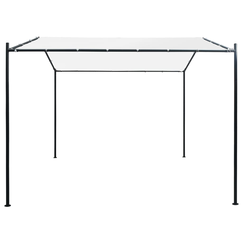 vidaXL Gazebo 3x3x2,6 m 180 g/m² branco