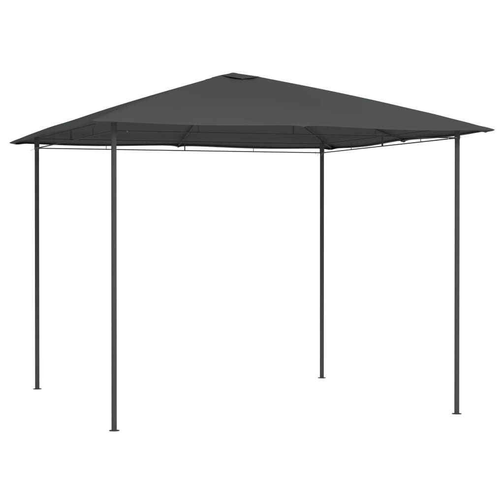 vidaXL Gazebo 3x3x2,6 m 160 g/m² antracite