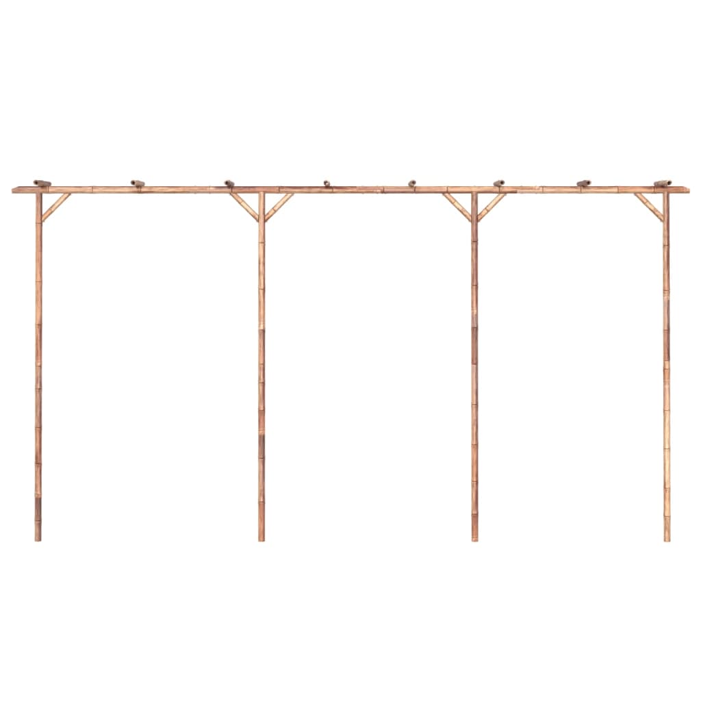 vidaXL Pérgola de bambu 385x40x205 cm