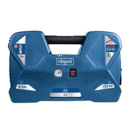 Scheppach|Compressor de Ar Scheppach Air Case 1100 W 2 L 230 V 8 bar