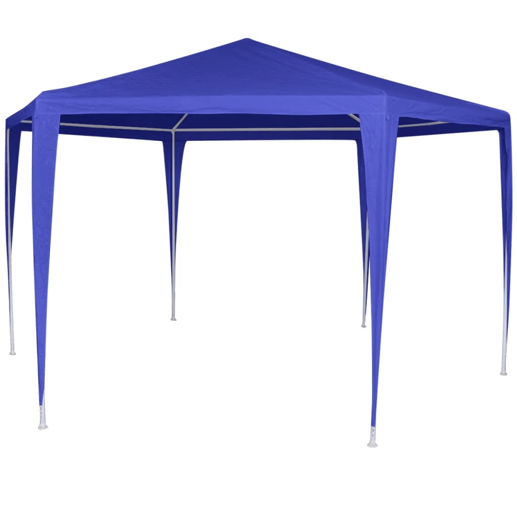 vidaXL Tenda com 6 painéis laterais 2x2 m azul