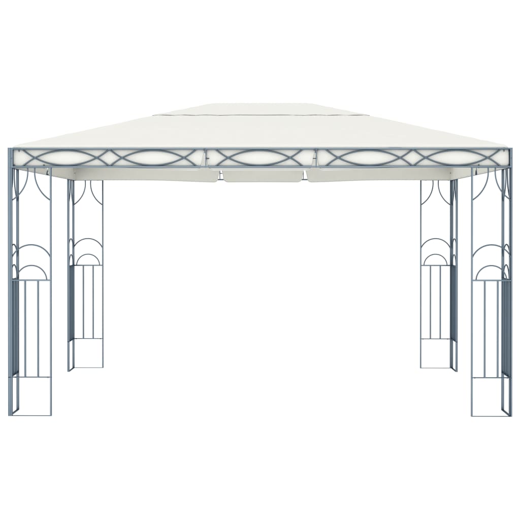 vidaXL Gazebo 400x300 cm cor creme