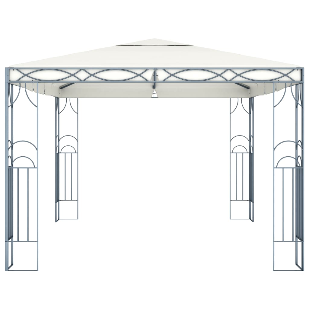 vidaXL Gazebo 400x300 cm cor creme