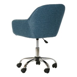 Cadeira DKD Home Decor Azul Multicolor Prateado 52 x 60 x 79 cm