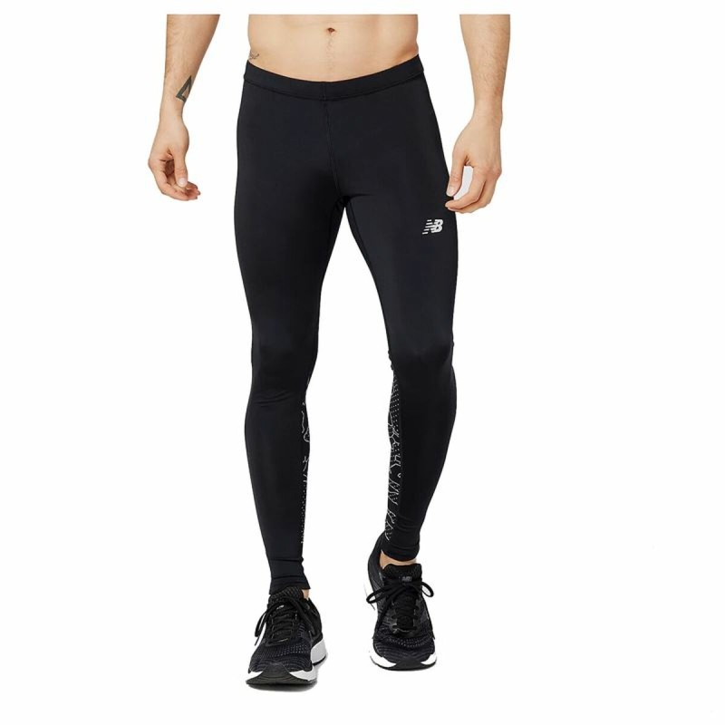 Leggings de Desporto Homem New Balance Reflective Accelerate Preto