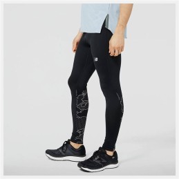 Leggings de Desporto Homem New Balance Reflective Accelerate Preto