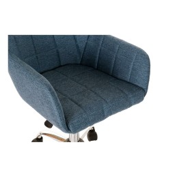 Cadeira DKD Home Decor Azul Multicolor Prateado 52 x 60 x 79 cm
