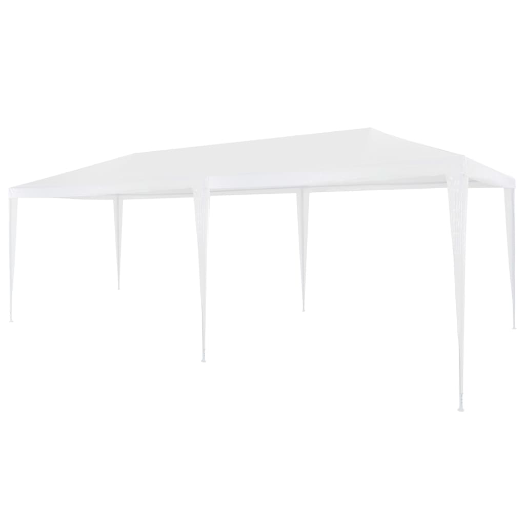 vidaXL Tenda para festas 3x6 m PE branco