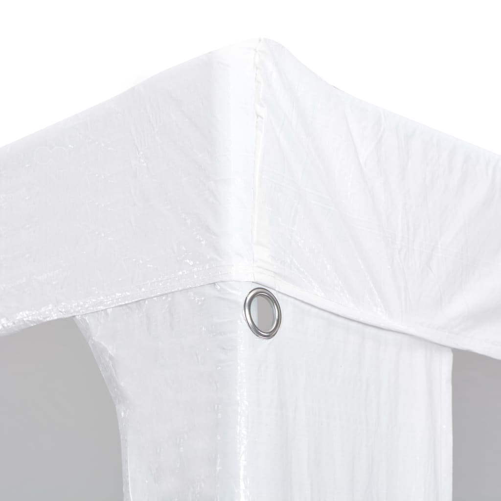 vidaXL Tenda para festas 3x6 m PE branco