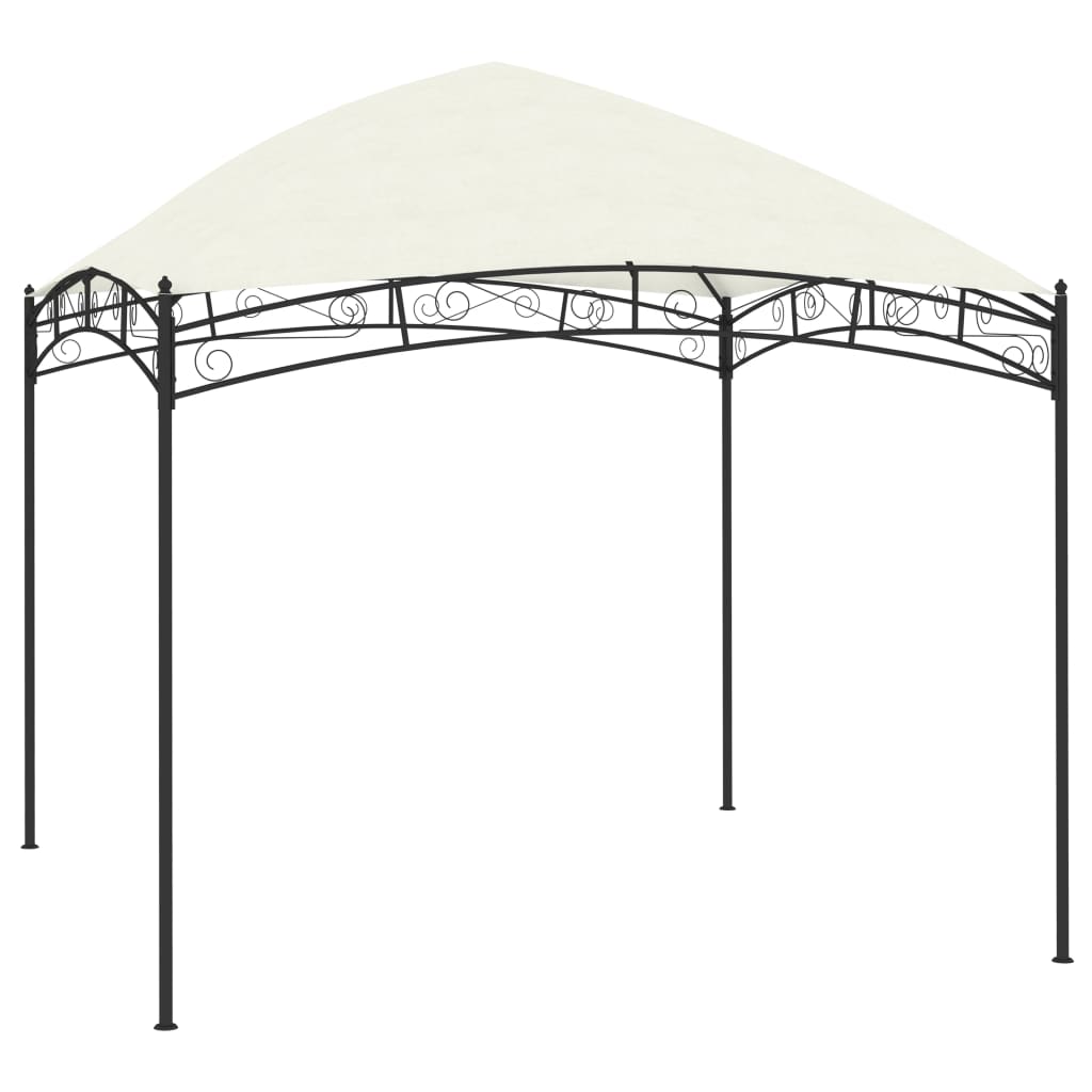 vidaXL Gazebo de jardim 3x3 m 180 g/m² creme