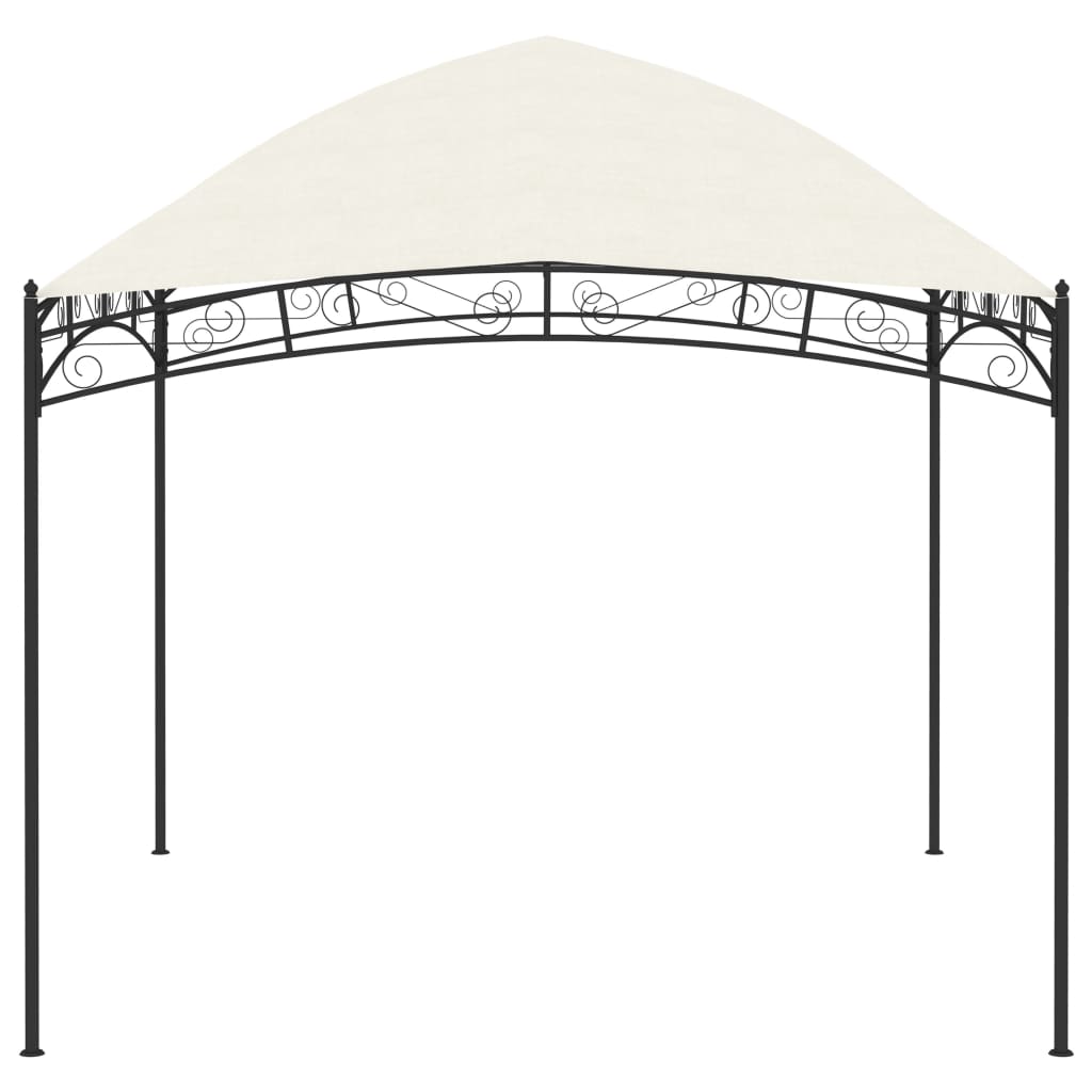 vidaXL Gazebo de jardim 3x3 m 180 g/m² creme