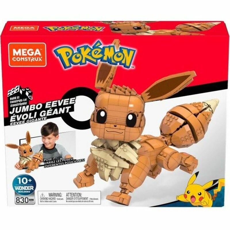 Pokémon|Jogo de Construção Pokémon Pokemon Eevee Giant Multicolor Pokémon|Jogo de Construção Pokémon Pokemon Eevee Giant Multicolor