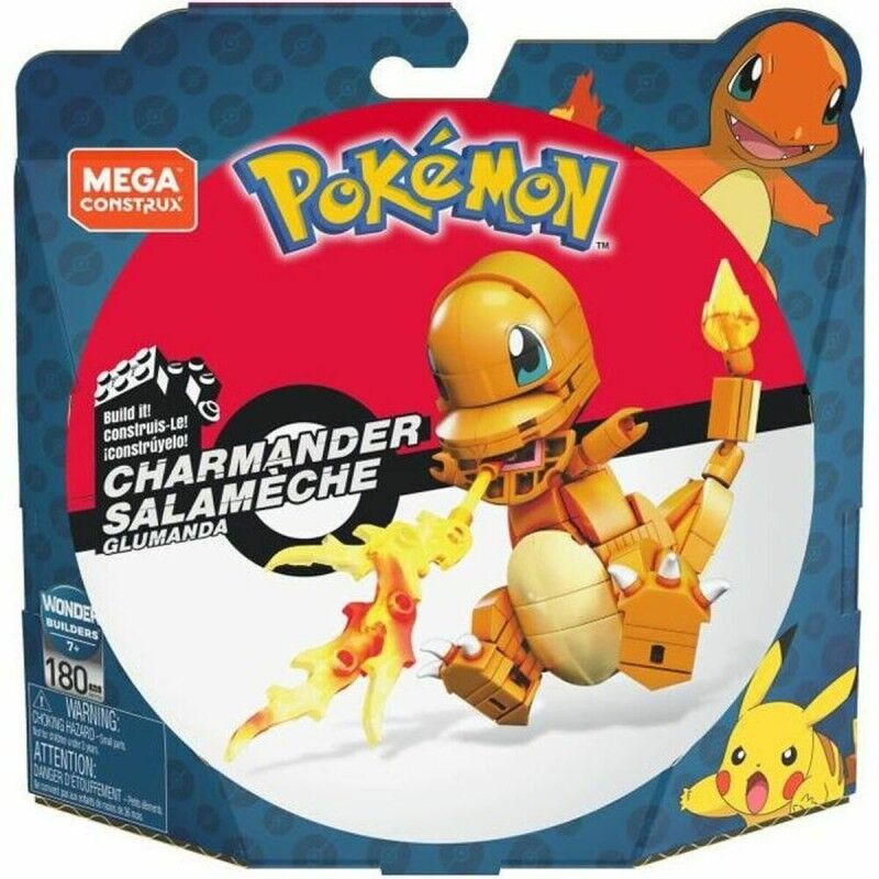 Pokémon|Jogo de Construção Pokémon Pokémon Salameche to build 180 Peças