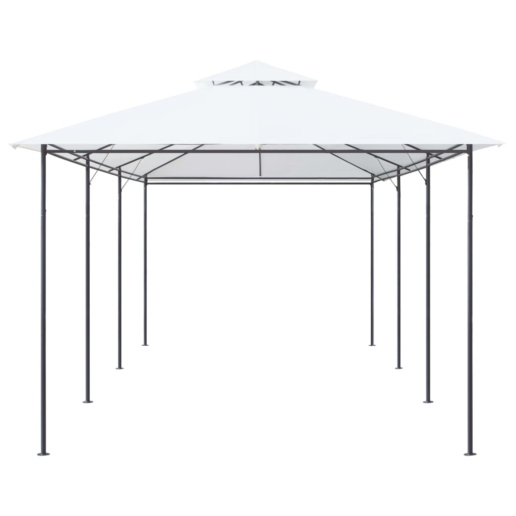 vidaXL Gazebo 600x298x270 cm 180g/m² branco