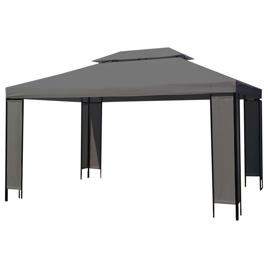 vidaXL Gazebo 300x400 cm antracite