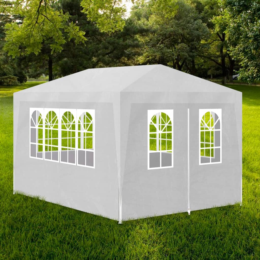 vidaXL Tenda para festas 3x4 m branco