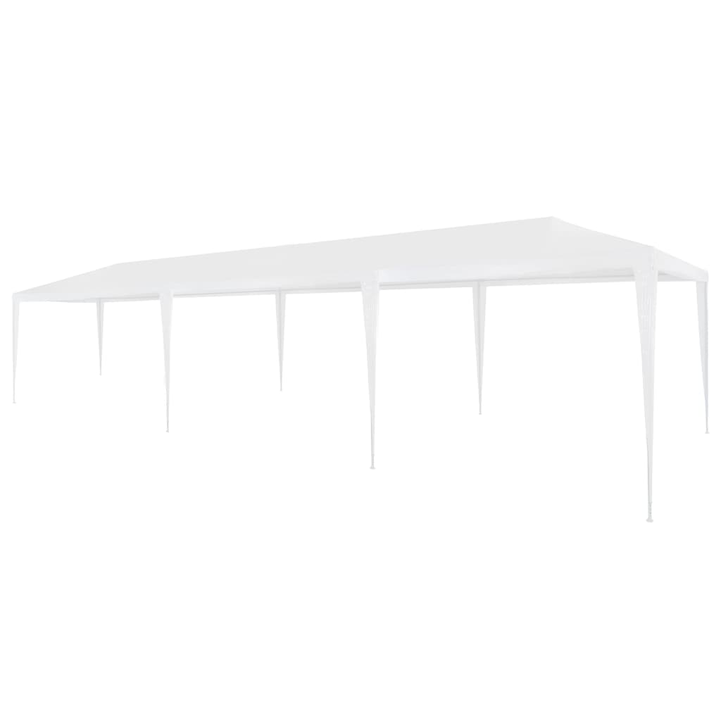 vidaXL Tenda para festas 3x9 m PE branco