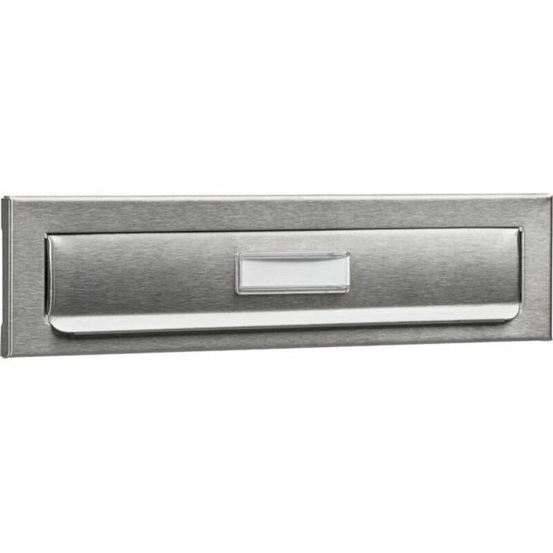Burg-Wachter|Placas para caixas Burg-Wachter Prateado Aço inoxidável Burg-Wachter|Placas para caixas Burg-Wachter Prateado Aço inoxidável