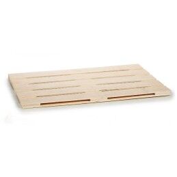 Gift Decor|bandeja de aperitivos Castanho Madeira 40 x 2 x 60 cm (12 Unidades)