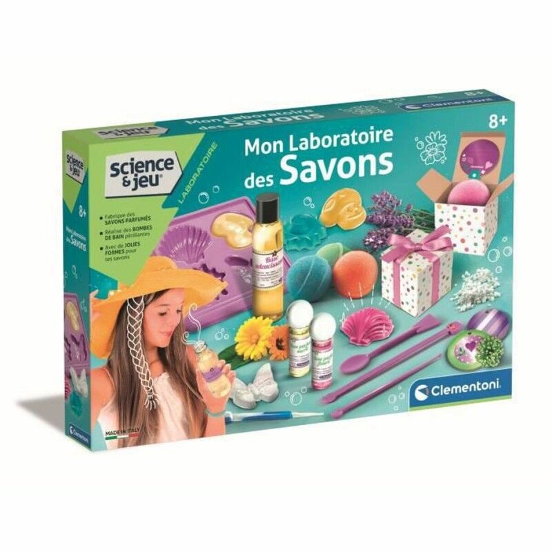 Clementoni|Conjunto de Trabalhos Manuais Clementoni My Soap Lab  Conjunto de fabrico de sabão