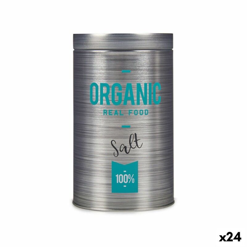 Kinvara|Saleiro Kinvara Organic Cinzento Folha de Flandres 10,4 x 18,2 x 10,4 cm Sal (24 Unidades) Kinvara|Saleiro Kinvara Organic Cinzento Folha de Flandres 10,4 x 18,2 x 10,4 cm Sal (24 Unidades)