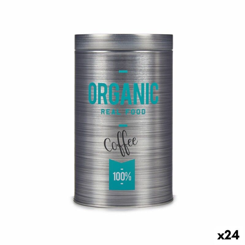 Kinvara|Lata de Metal Kinvara Organic Cinzento Folha de Flandres 10,4 x 18,2 x 10,4 cm Café (24 Unidades) Kinvara|Lata de Metal Kinvara Organic Cinzento Folha de Flandres 10,4 x 18,2 x 10,4 cm Café (24 Unidades)