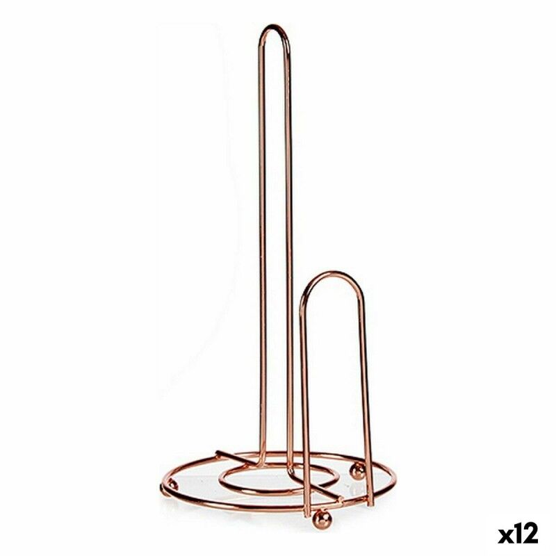 Kinvara|Porta-Rolos de Cozinha Kinvara CN-W3803 Cobre Aço 15,5 x 32 x 16 cm (12 Unidades) Kinvara|Porta-Rolos de Cozinha Kinvara CN-W3803 Cobre Aço 15,5 x 32 x 16 cm (12 Unidades)