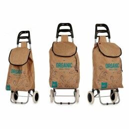 Kinvara|Carro de Compras Kinvara Organic Castanho 3,3 L 36 x 95 x 35 cm (10 Unidades)