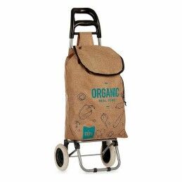Kinvara|Carro de Compras Kinvara Organic Castanho 3,3 L 36 x 95 x 35 cm (10 Unidades)