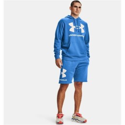 Polar com Capuz Homem Under Armour Rival Big Logo Azul