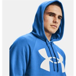 Polar com Capuz Homem Under Armour Rival Big Logo Azul