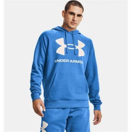 Polar com Capuz Homem Under Armour Rival Big Logo Azul