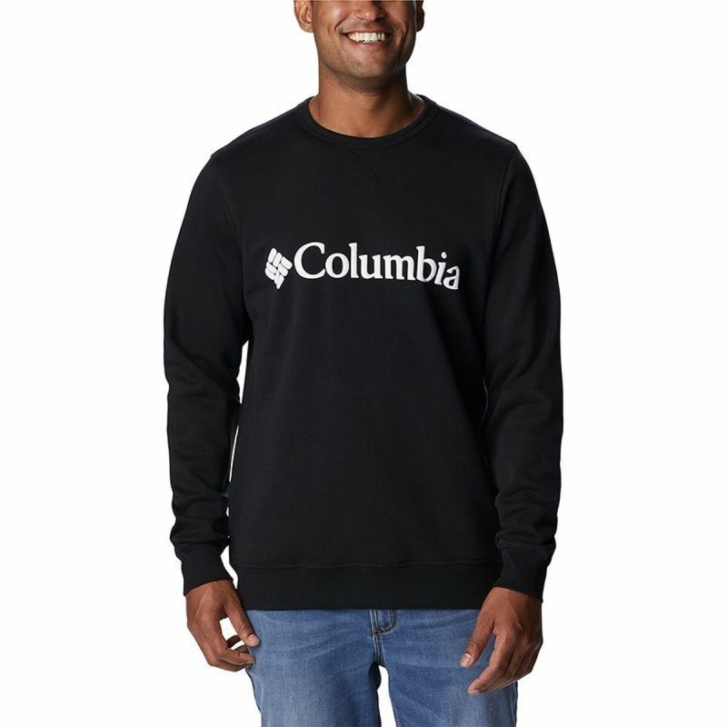 Polar sem Capuz Homem Columbia Logo Fleece Crew Preto