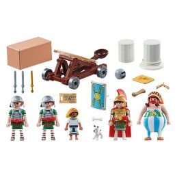 Playmobil|Playset Playmobil Astérix: Numerobis and the Battle of the Palace 71268 56 Peças