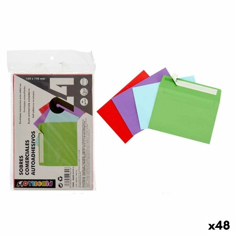 Pincello|Sobrescritos Pincello 12X17-24 Multicolor Papel 120 x 176 mm (48 Unidades) Pincello|Sobrescritos Pincello 12X17-24 Multicolor Papel 120 x 176 mm (48 Unidades)