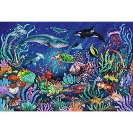 Ravensburger|Puzzle Ravensburger Colorful Marine World 00017515 500 Peças