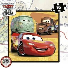 Cars|Set de 4 Puzzles Cars On the Road 73 Peças
