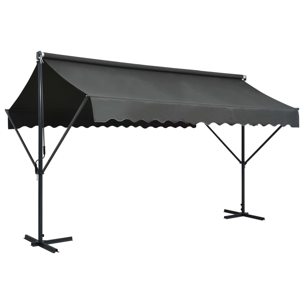 vidaXL Toldo de pé 400x300 cm antracite