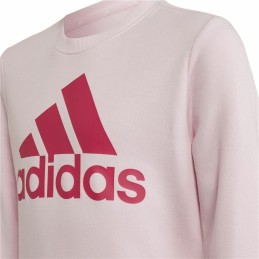 Camisola sem Capuz Menina Adidas Essentials Rosa Claro